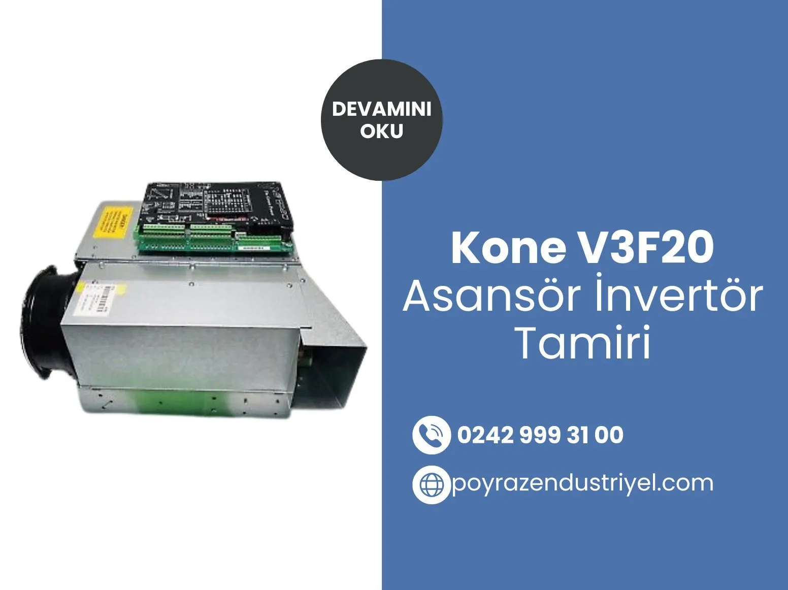 Kone V3f20 Asansör İnvertör Tamiri